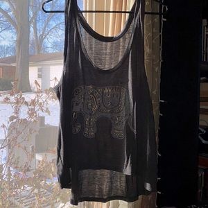 Flowy boho tank
